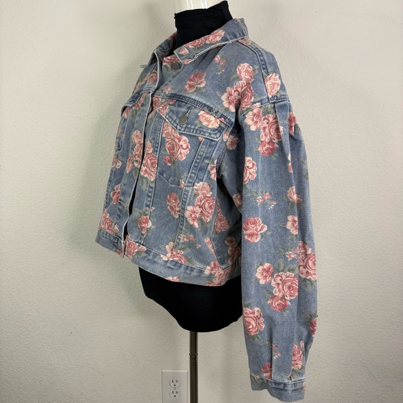 Floral Denim Jacket - Picture 3 of 7